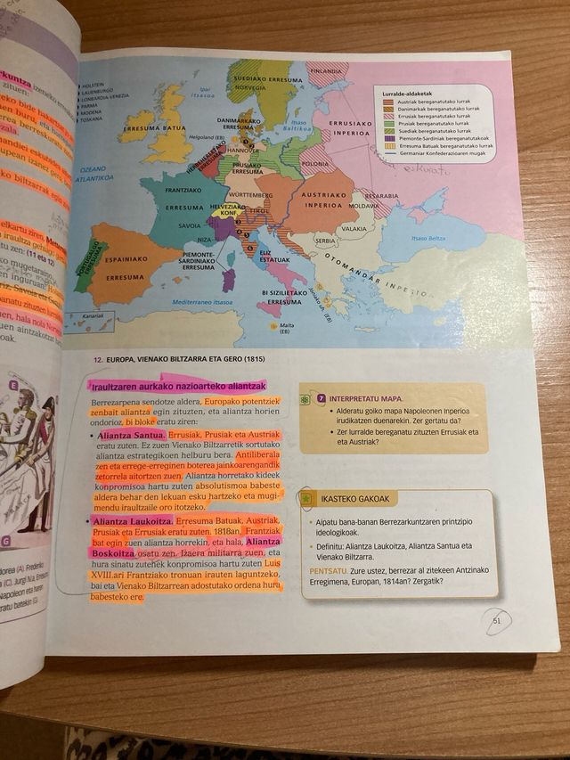 Geografia eta historia 4.DBH + librito