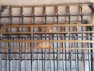 Camas de forja 135,completas, perfecto estado