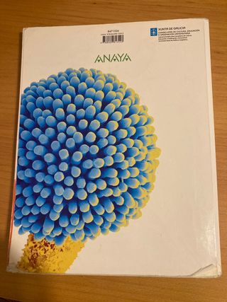 Libro Bioloxía 2° Bachillerato Anaya
