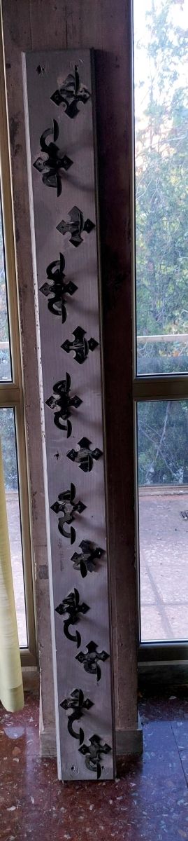 Perchero pared largo