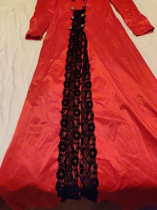 Vestido de fiesta rojo de Foggi. Talla M