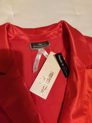 Vestido de fiesta rojo de Foggi. Talla M