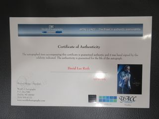 VAN HALEN DAVID LEE ROTH MARCO MUSEO