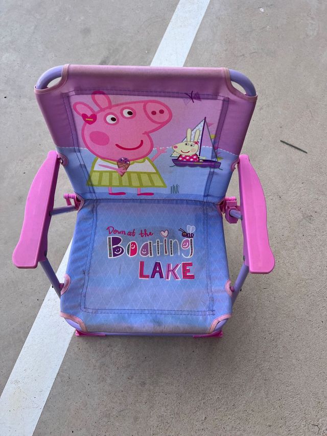 Silla plegable infantil Peppa Pig