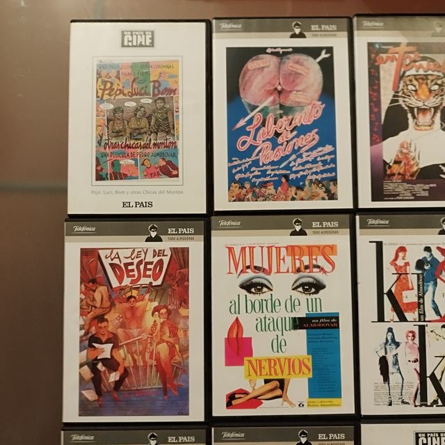 DVD pelis de Almodovar