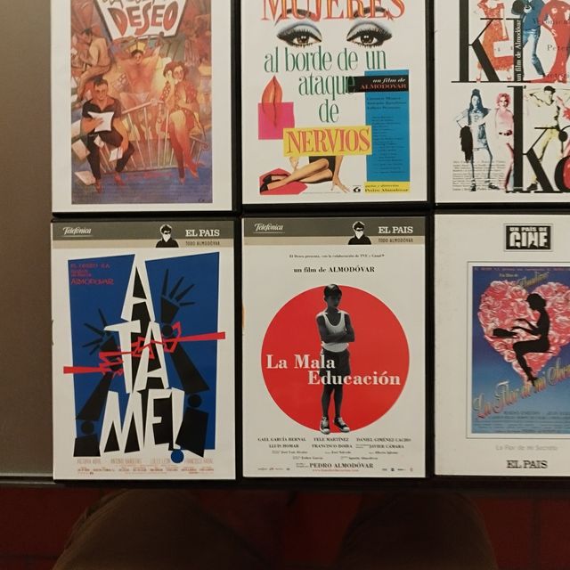 DVD pelis de Almodovar