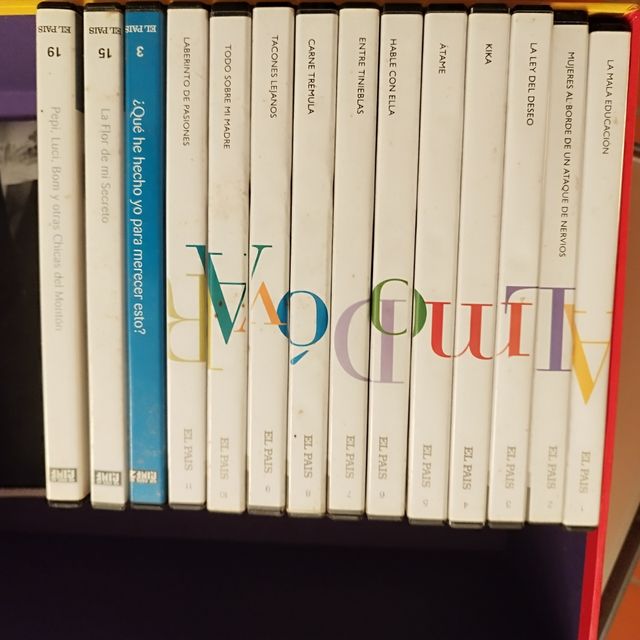 DVD pelis de Almodovar