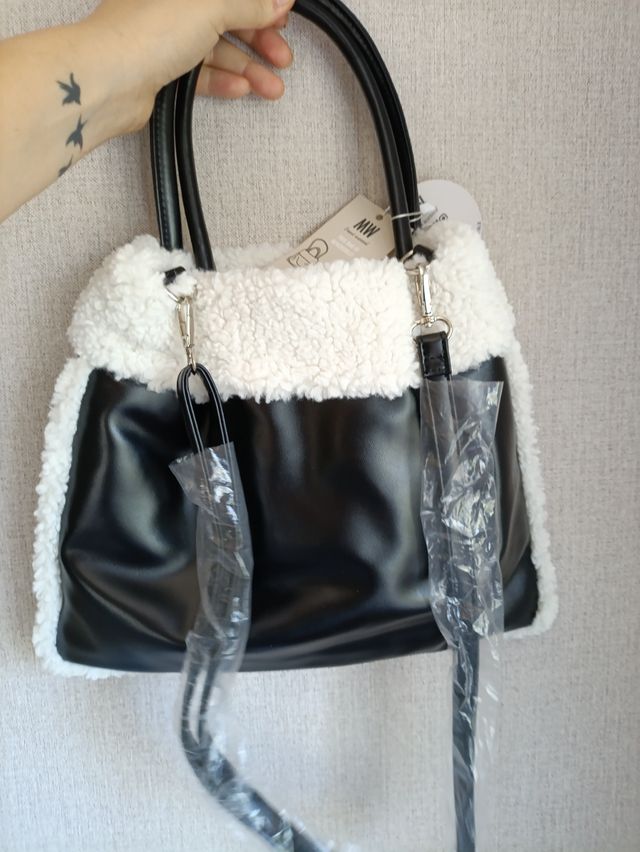 Bolso reversible borreguito