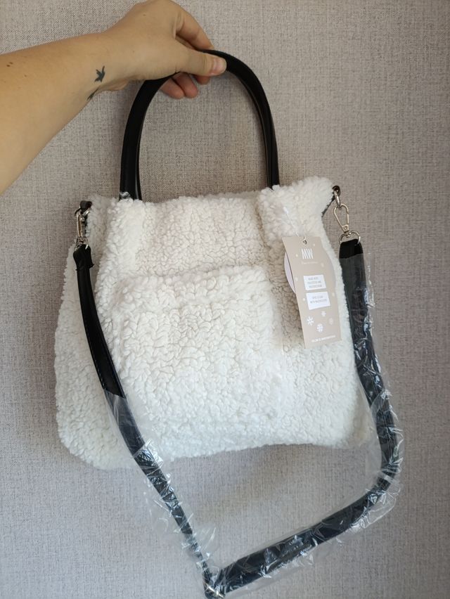 Bolso reversible borreguito