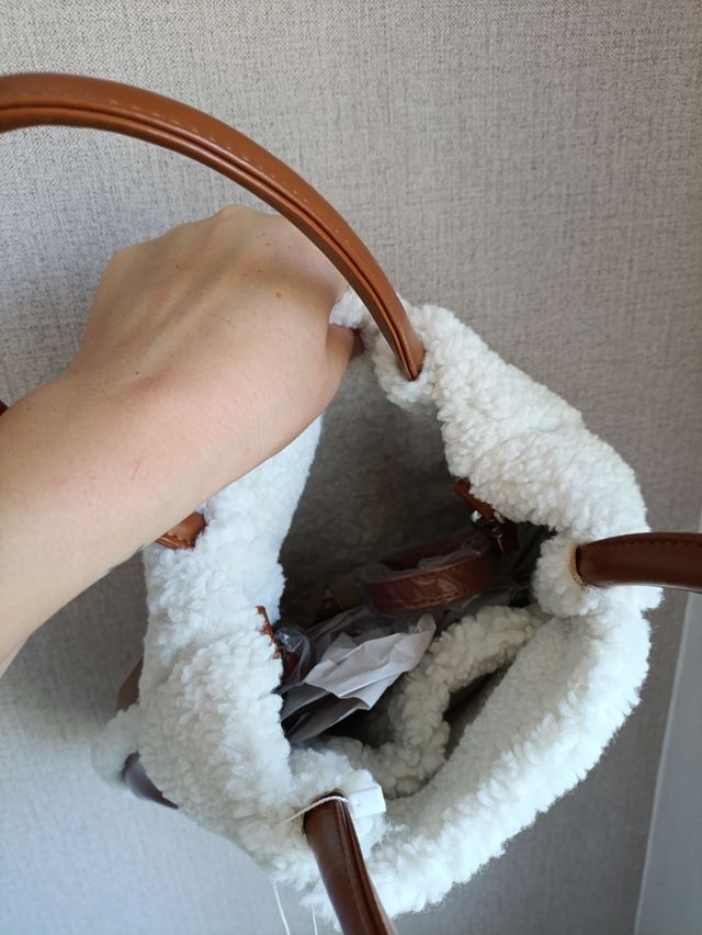 Bolso reversible borreguito