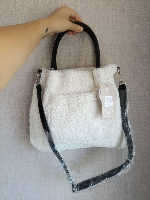 Bolso reversible borreguito