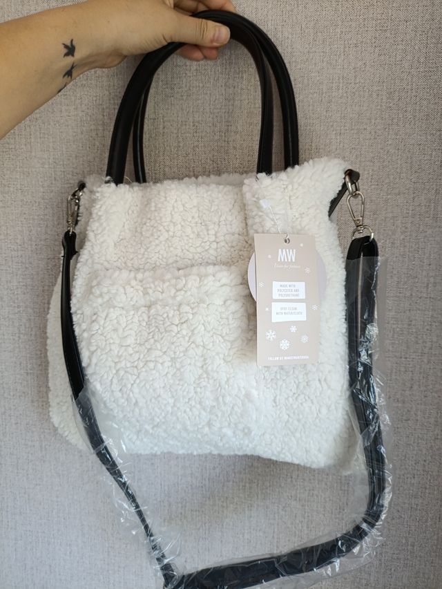 Bolso reversible borreguito