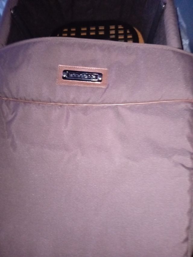 Cochecito bebe Bebecar marrón chocolate