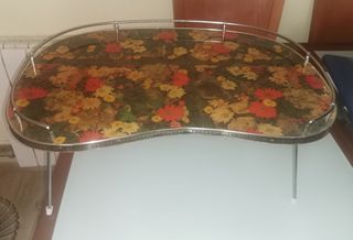 Bandeja plegable para cama. Vintage
