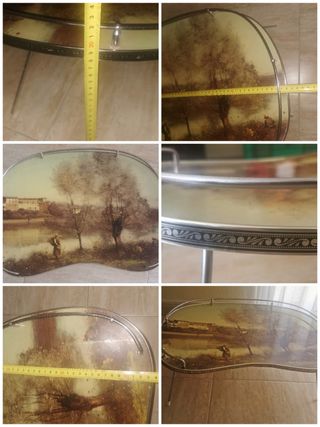 Bandeja plegable para cama. Muy antigua