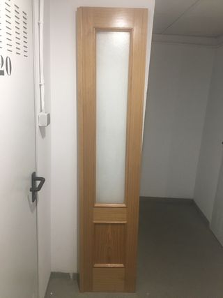 Puerta maciza de roble