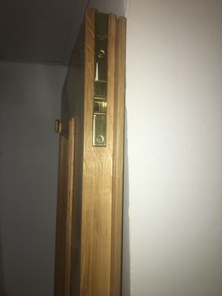 Puerta maciza de roble