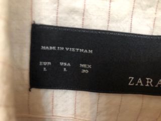 Americana blanca con rayas