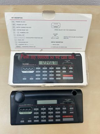 Calculadora que habla (vintage)