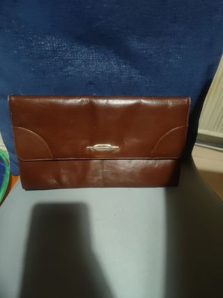 Bolso cuero vintage