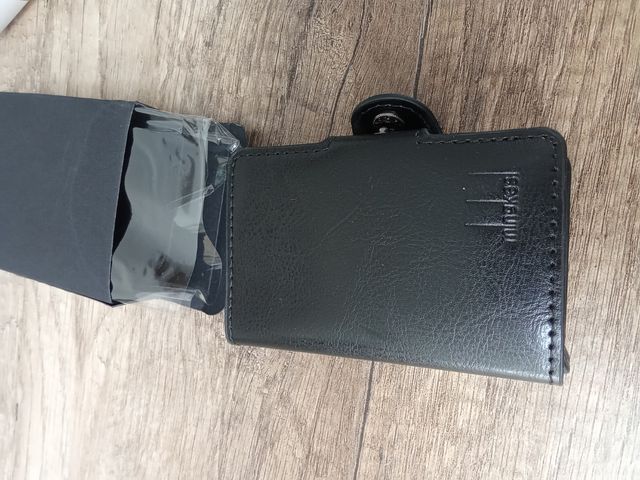 Carteira zip porta cartões destacáveis