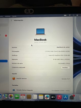 Macbook retina 12 2017