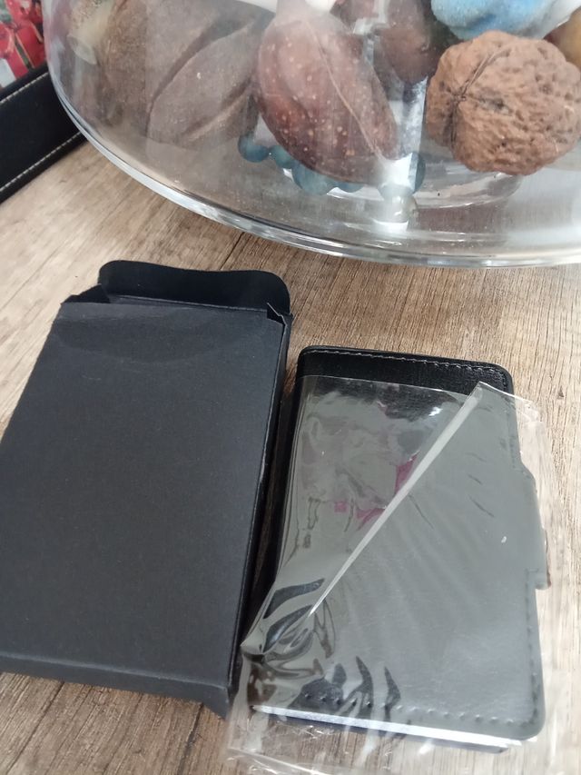 Carteira zip porta cartões destacáveis