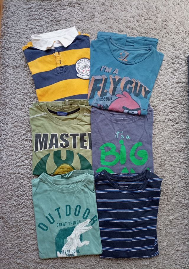 Lote camisetas manga larga T.11-12 años
