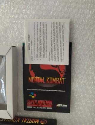 Mortal Kombat Nuevo Snes Super Nintendo