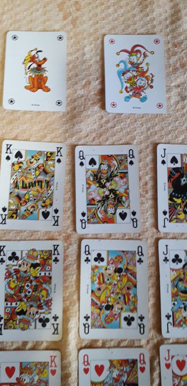 Carte da gioco Modiano Walt Disney