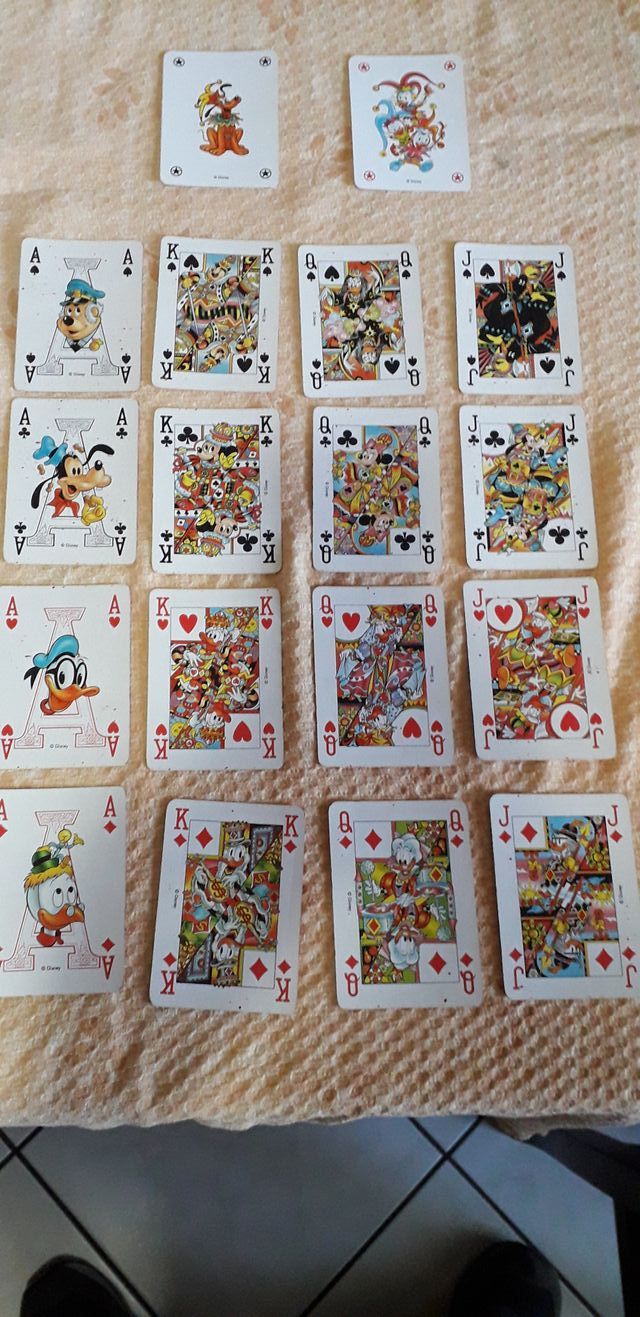Carte da gioco Modiano Walt Disney