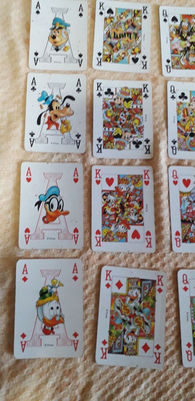 Carte da gioco Modiano Walt Disney