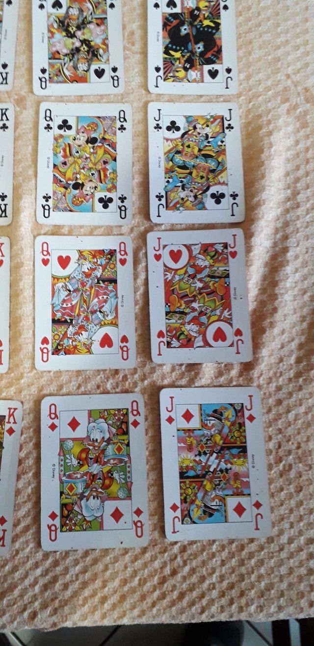 Carte da gioco Modiano Walt Disney