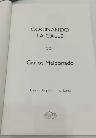 Libro: Cocinando la calle con Maldonado