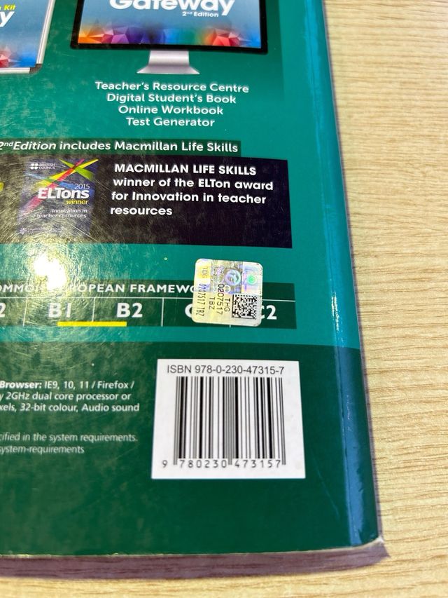 Libro ingles GATEWAY