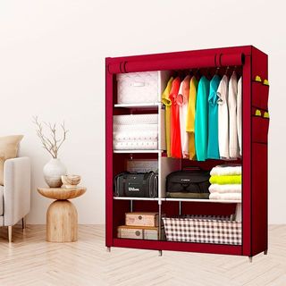 Armario Vestidor Tela Granate 170x105 Cm NUEVO!!!