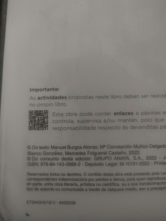 Xeografìa e Historia 1°ESO