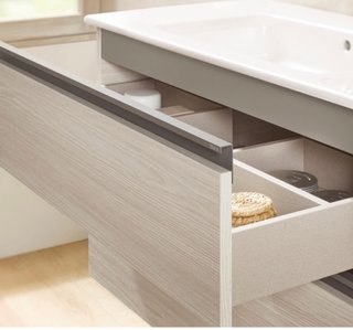 Mueble de baño con lavabo Vulcan ROCA Roble