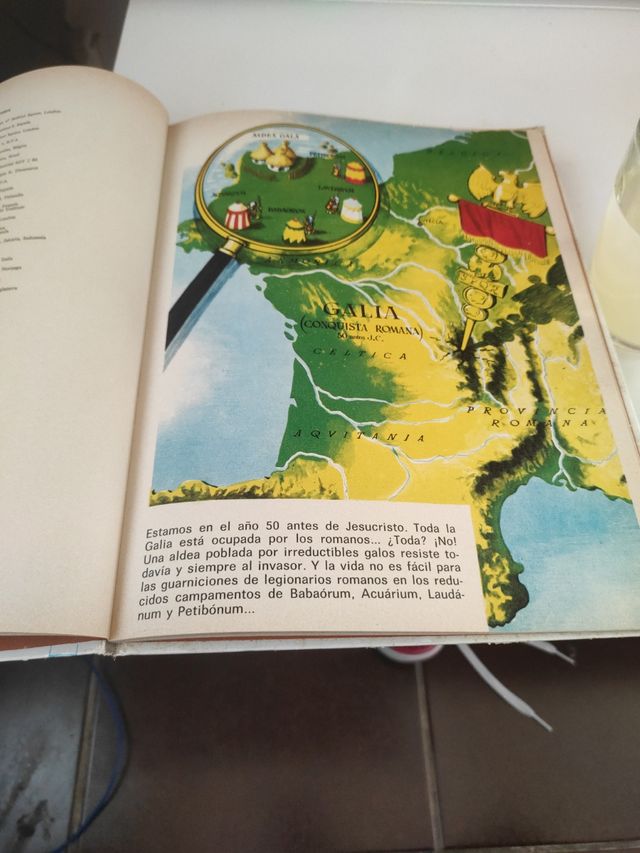 Comic  de Astérix y Cleopatra 