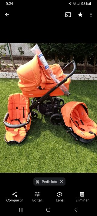 Conjunto coche bebe