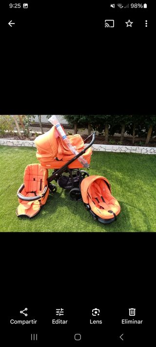 Conjunto coche bebe