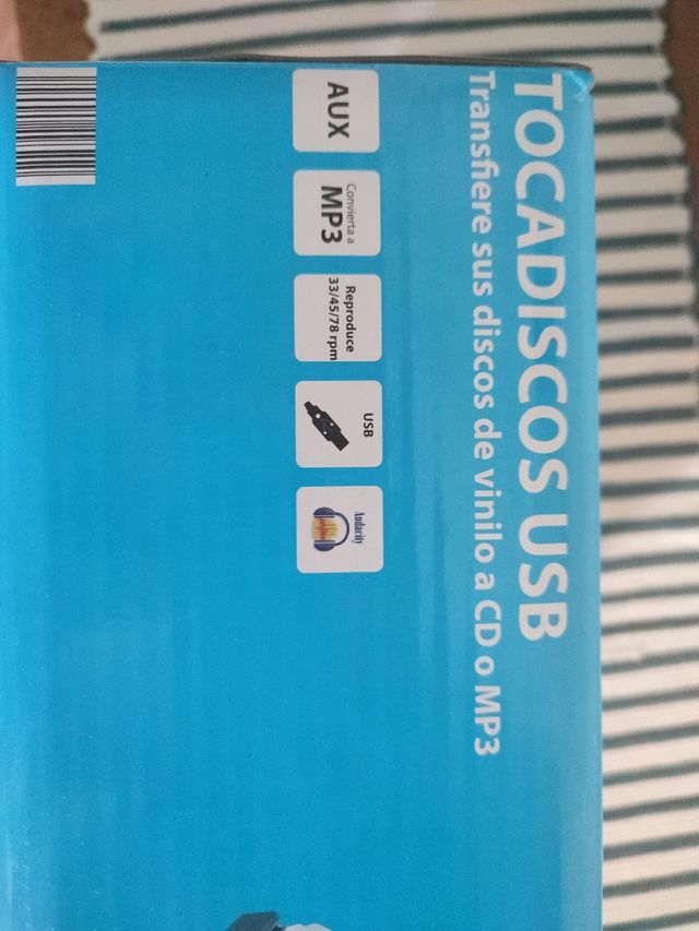 Tocadiscos USB. De vinilo a CD o MP3.