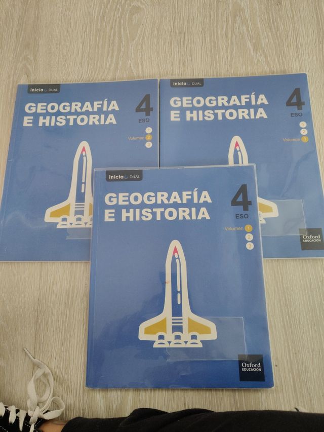 Libros geografía e historia 4eso