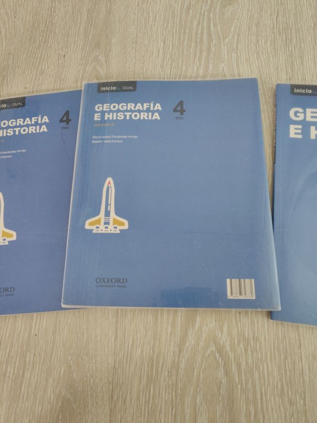 Libros geografía e historia 4eso