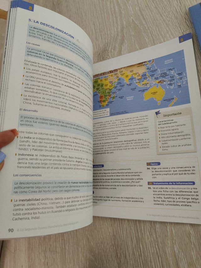 Libros geografía e historia 4eso