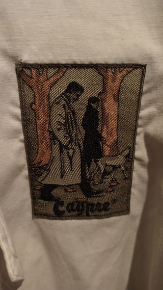 Gabardina gris vintage