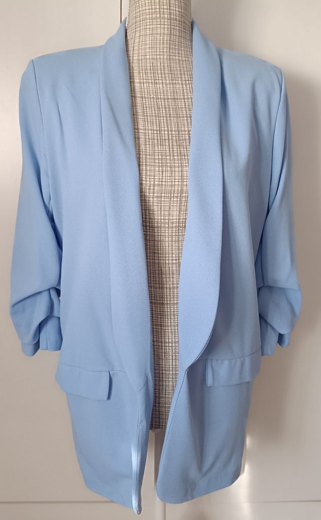 Blazer celeste Talla Única