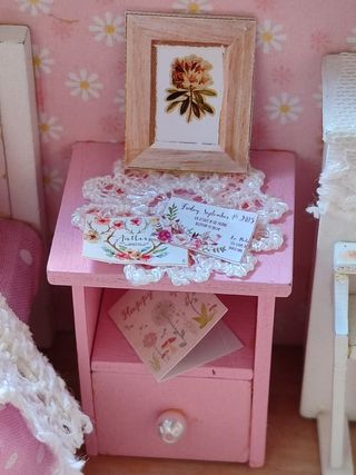 Miniatura muñecas casita casa habitación niña