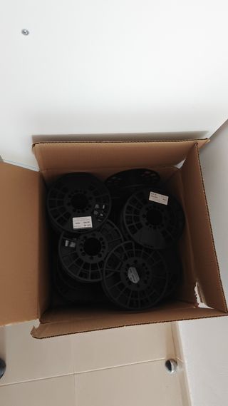 Lote 25 carretes / rollo / spool filamento vacio