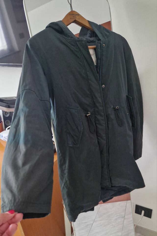 Parka verde smeraldo